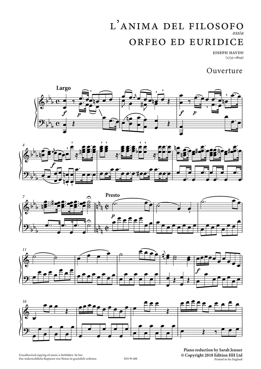 Haydn Orfeo (from HH408)