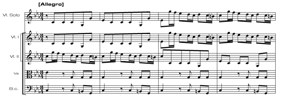 Vivaldi (from HH52, Allegro)
